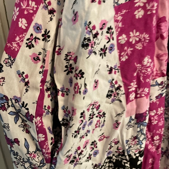 Andree by Unit Boho Floral Patchwork Maxi Dress New With Tags Size 3X - Picture 5 of 12